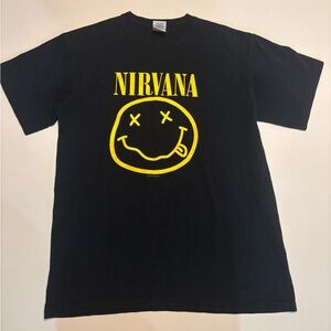Vintage NIRVANA reprint flower sniffin shirt